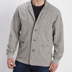 Duluth Trading Men's Loophole Knit Blazer gray size large